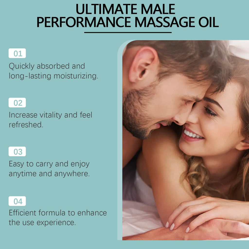 North Moon Massage Essential Oil for Men Nourishing Body Massage Daily Vitality Body Care