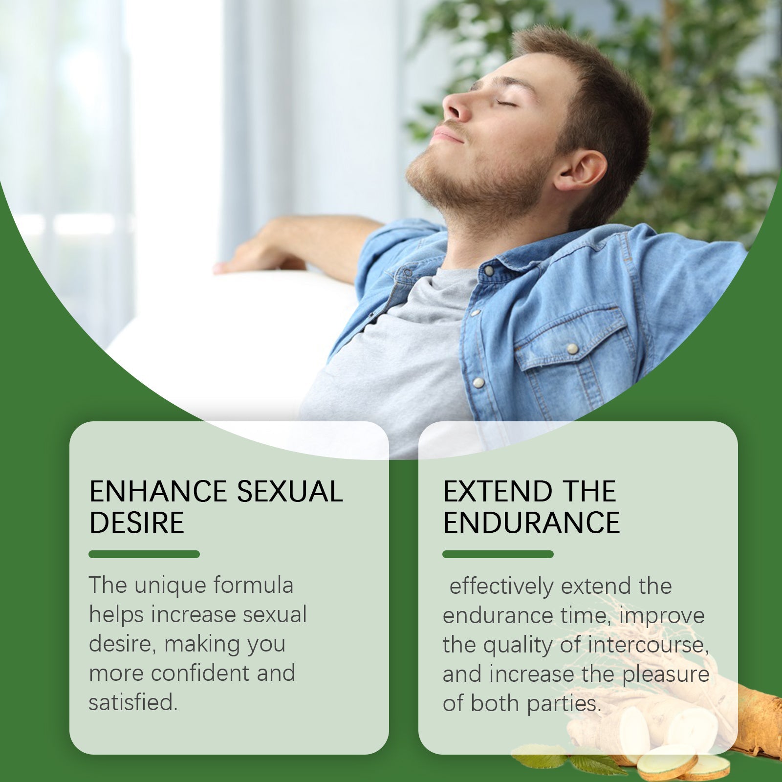 South Moon Men's Care Cream Ginseng Essence Gentle Nourishing Care for Men's Body Massage Cream