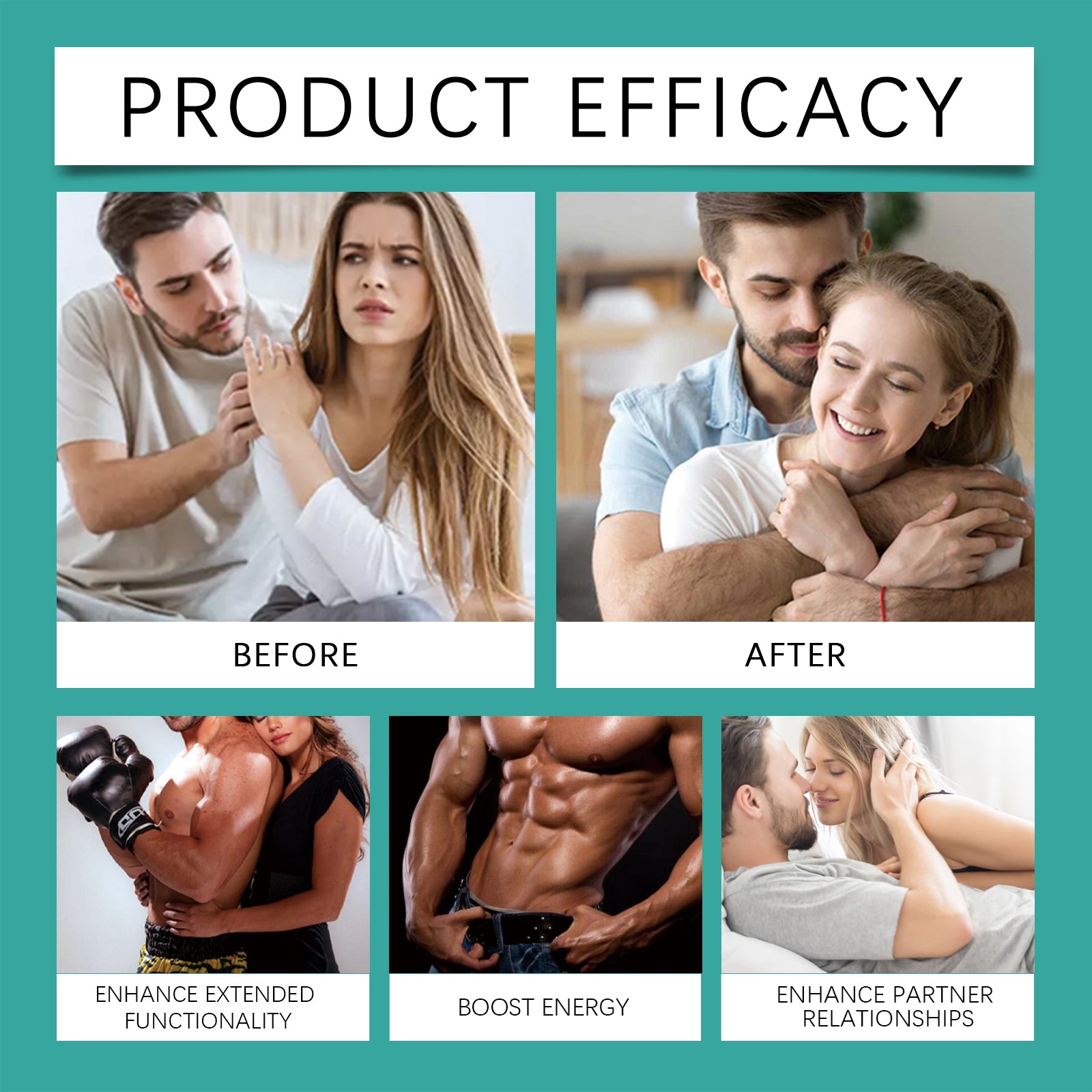 Ximonth Men's Care Essence Men's Body Massage Care Herbal Essence Moisturizing Body Care Essential Oil