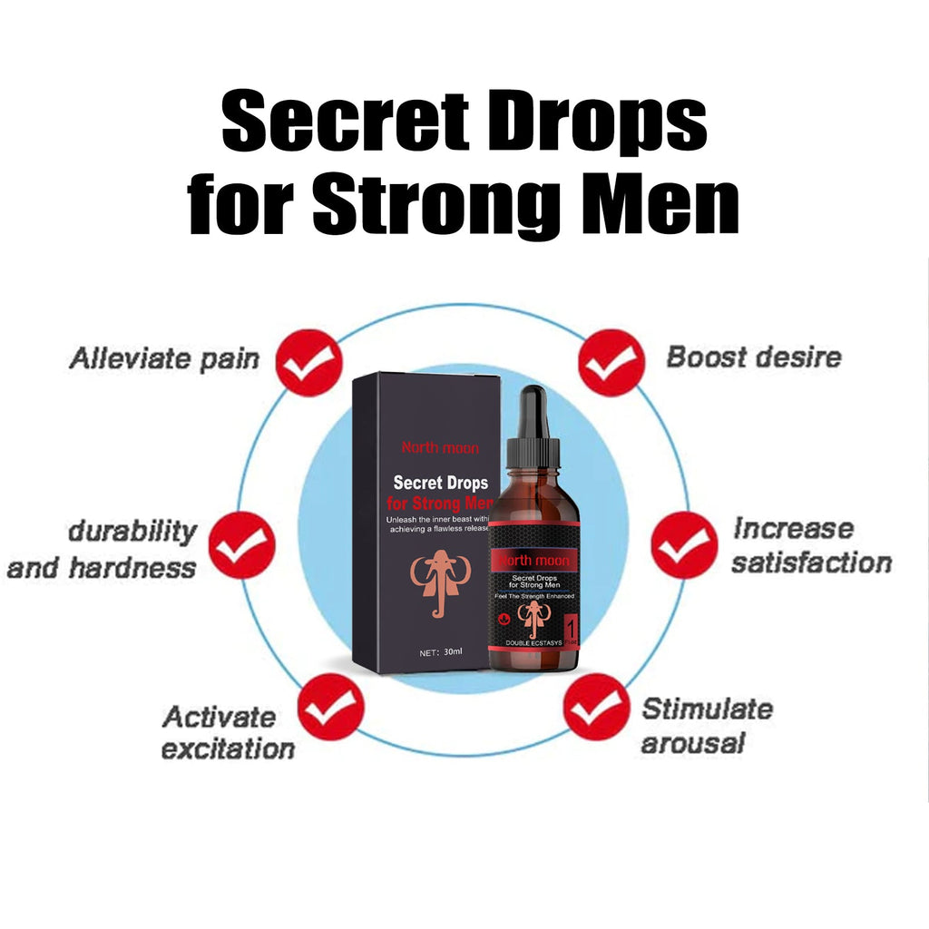 North Moon Men's Care Drops Men's Body Care Strong Vitality Body and Mind Relaxation Massage Essential Oil