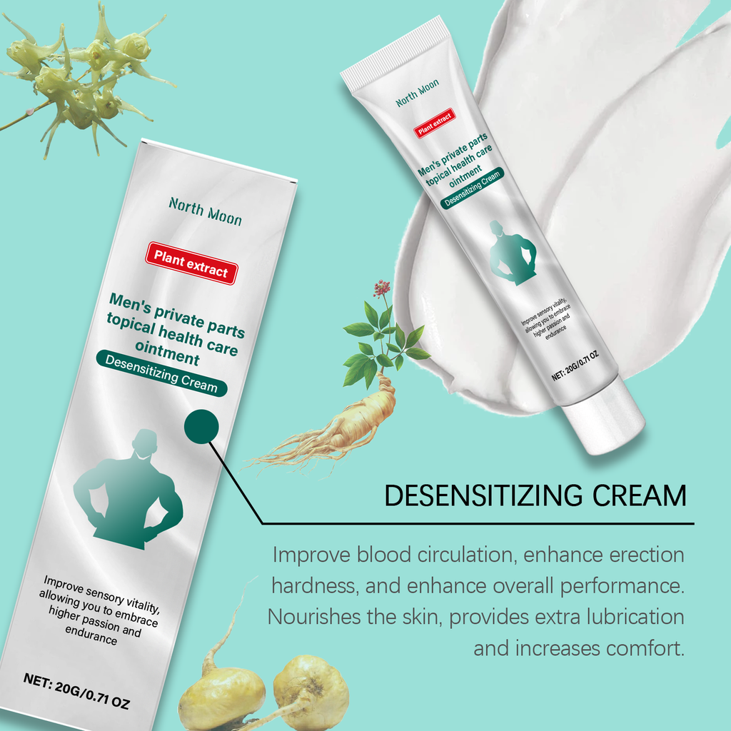 North Moon Men's Care Cream Enhance Comfort Men's Vitality Moisturizing Body Care Balm