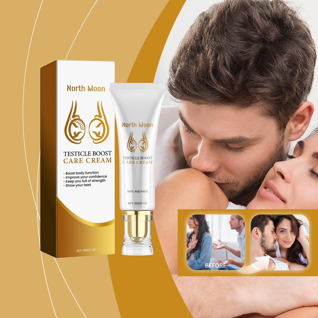 North Moon Male Vitality Care Cream Plant Extract Essence Cares for Men's Vitality Long-lasting Endurance Essential Oil