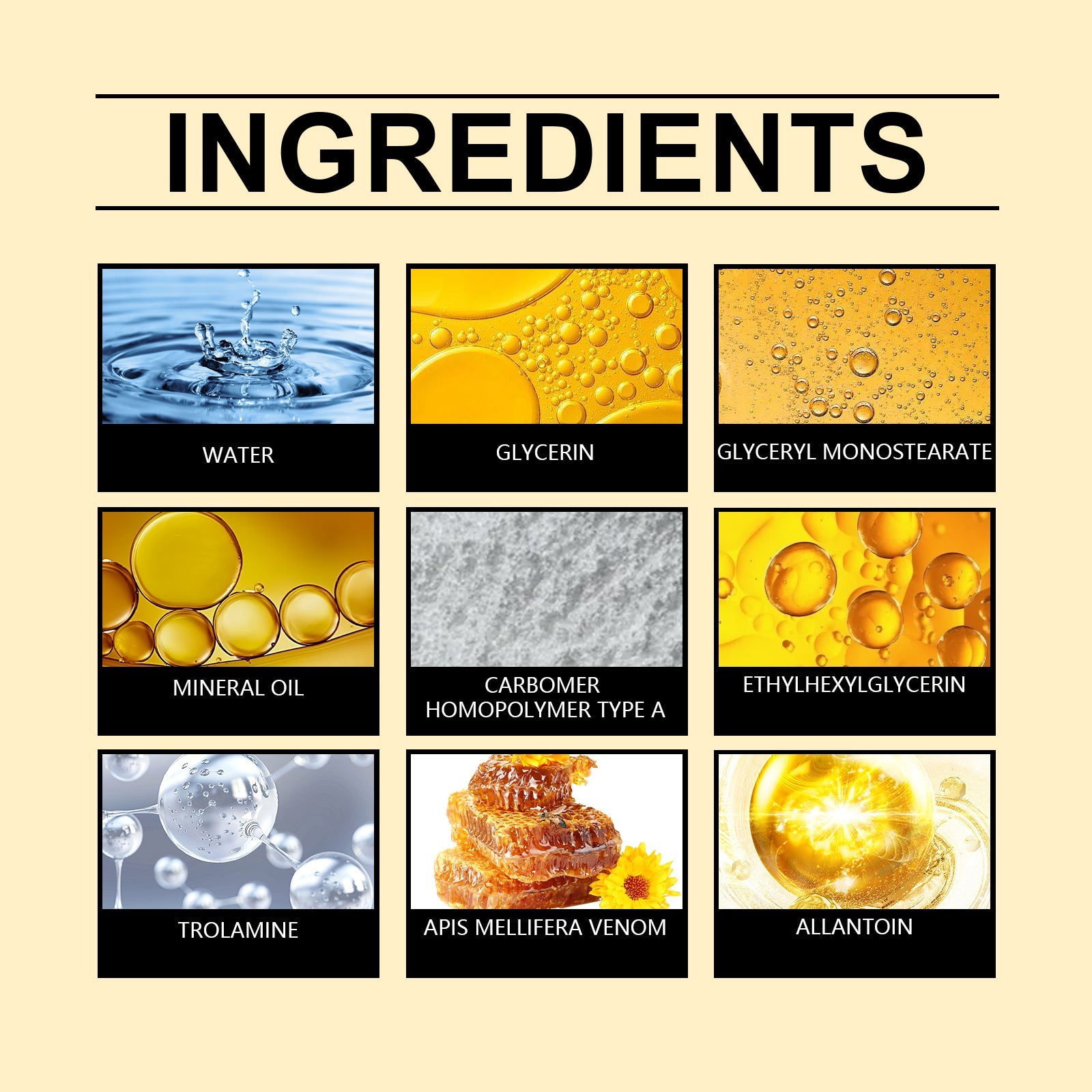 Ximonth Bee Venom Men's Care Cream Gentle nourishing and moisturizing daily care cream for body skin