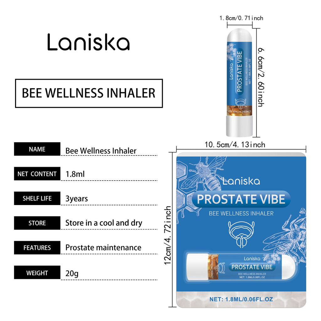 Laniska Male Nasal Inhaler Daily Body Skin Gentle Care Rejuvenating Male Vitality Nasal Inhaler