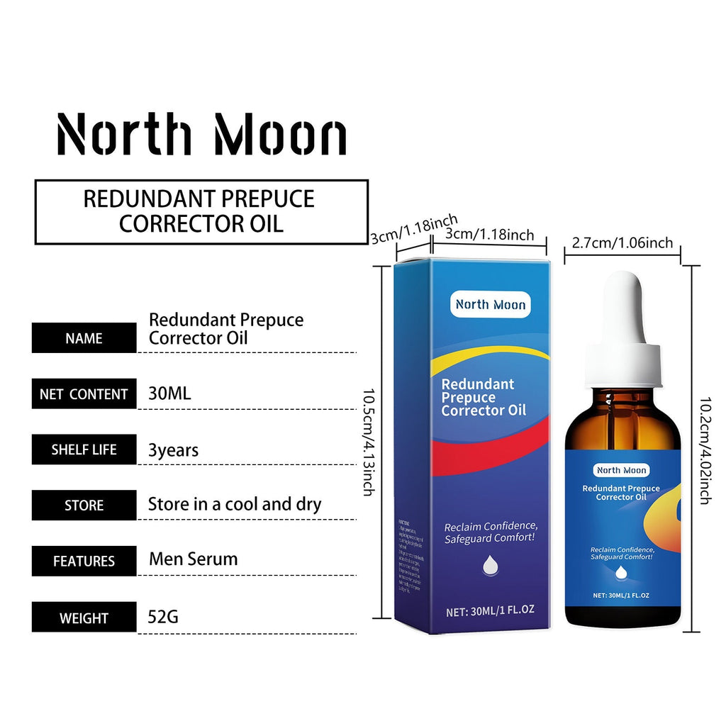 North Moon Men's Body Care Essential Oil Mild Ingredients Care Body Relief Discomfort Care Essential Oil