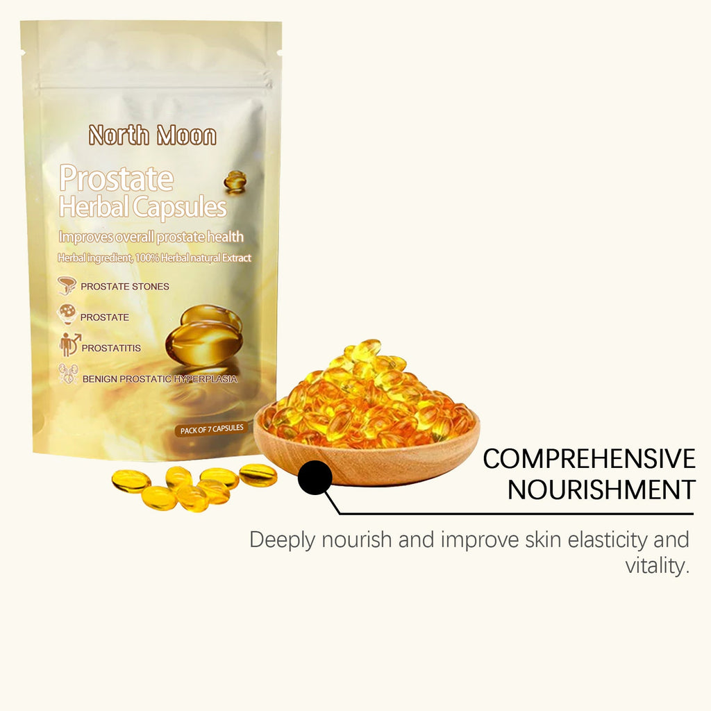 North Moon Men's Care Capsules Men's Gentle Herbal Care Vitality Boosting Body Care Capsules