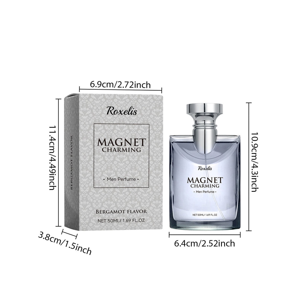 Roxelis Men's Perfume Bergamot Natural Light Fragrance Fresh Charm Refreshing Atmosphere Portable Men's Dating Perfume