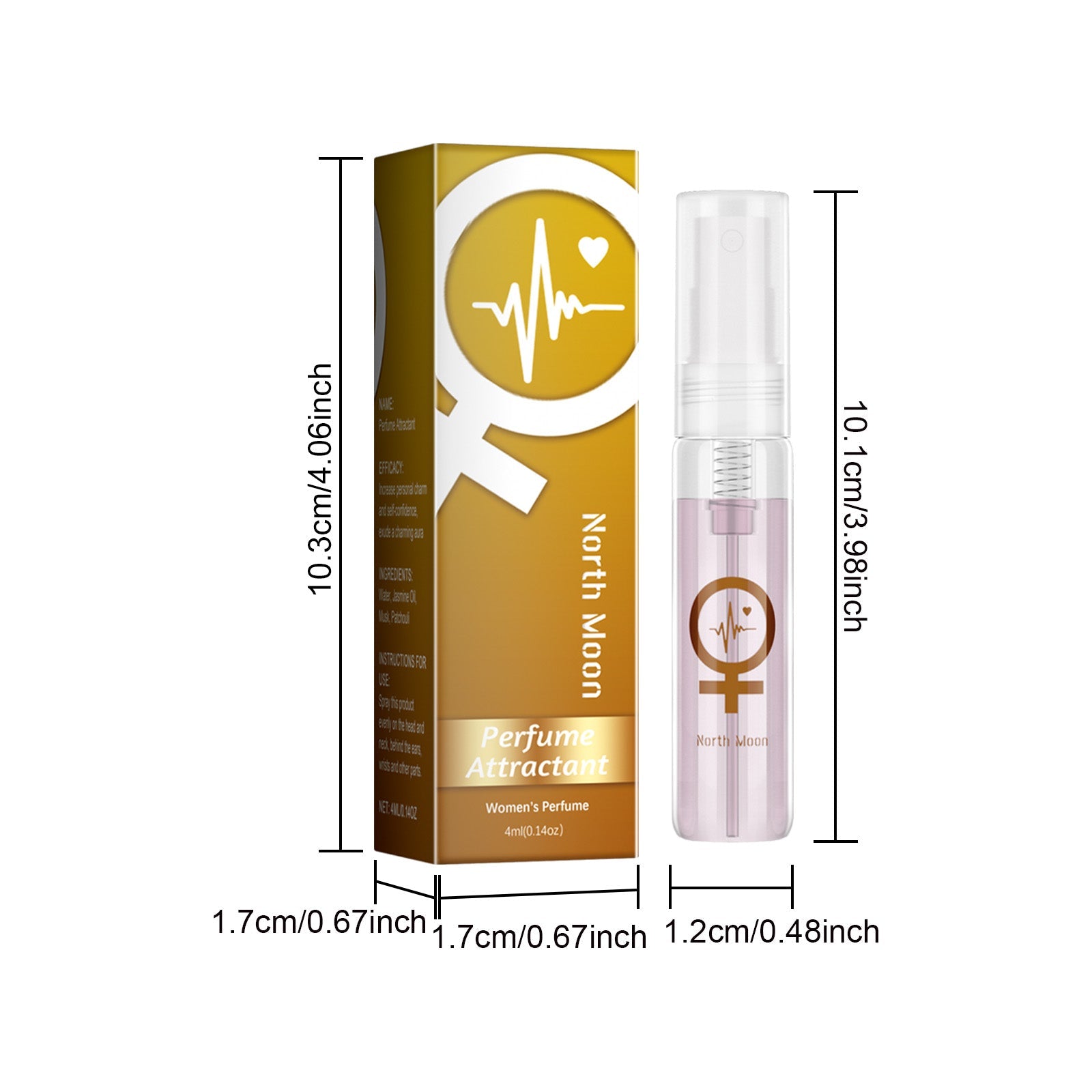 North Moon Allure Fragrance Long-lasting Fragrance Releases Charm Natural Refreshing Unisex Niche Dating Perfume