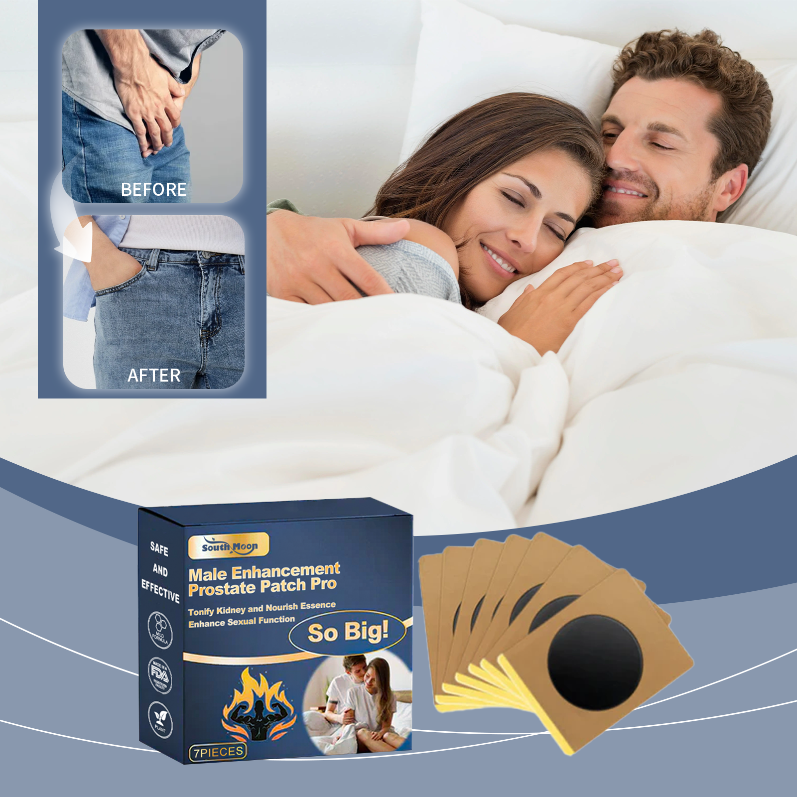 South Moon Men's Body Care Patch