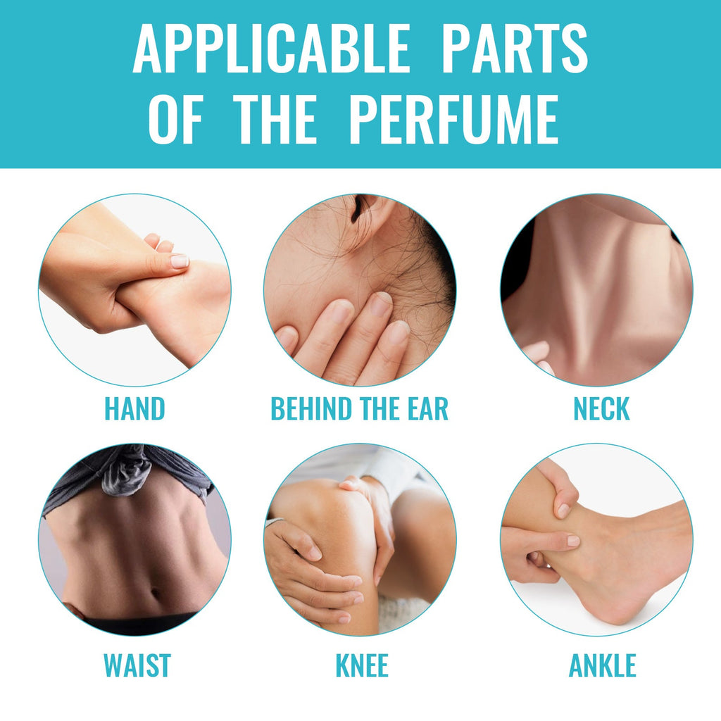 Roxelis Men's Perfume Roll-On Natural Gentle Elegant Fresh Long-lasting Fragrance Portable Perfume for Wrists, Neck, and Behind Ears