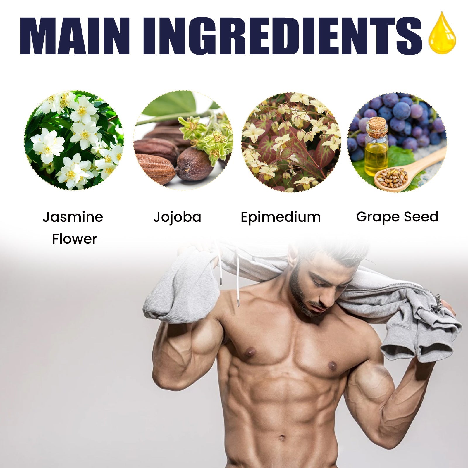 North moon Penis Massage Enlargement Oil Men's Private Parts Massage Delayed Enlargement Private Parts Care Essential Oil