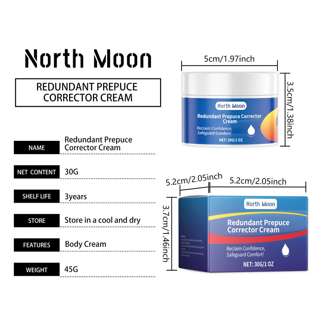 North Moon Men's Neck Cream Herbal ingredients gentle soothing body repair moisturizing care cream