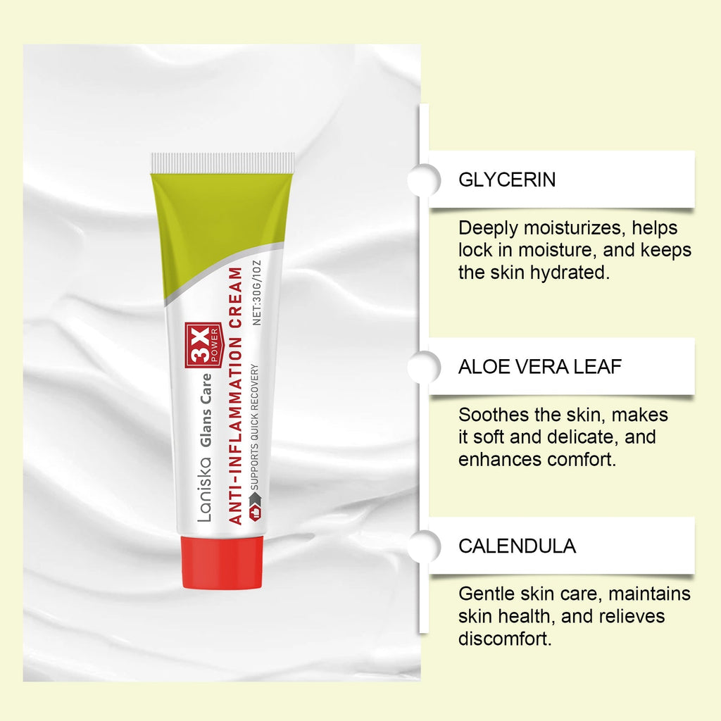 Laniska Men's Care Cream Men's daily care to relieve discomfort, moisturize and nourish skin repair cream