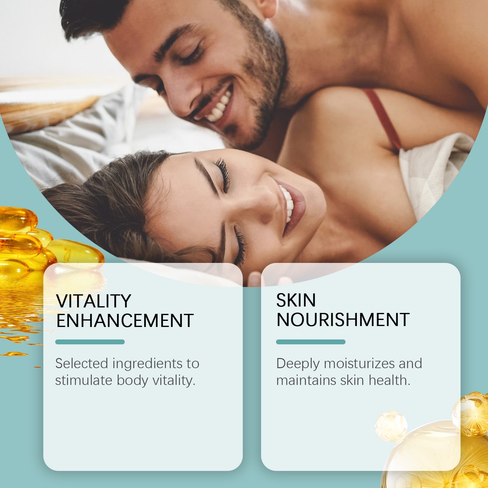 North Moon Massage Essential Oil for Men Nourishing Body Massage Daily Vitality Body Care