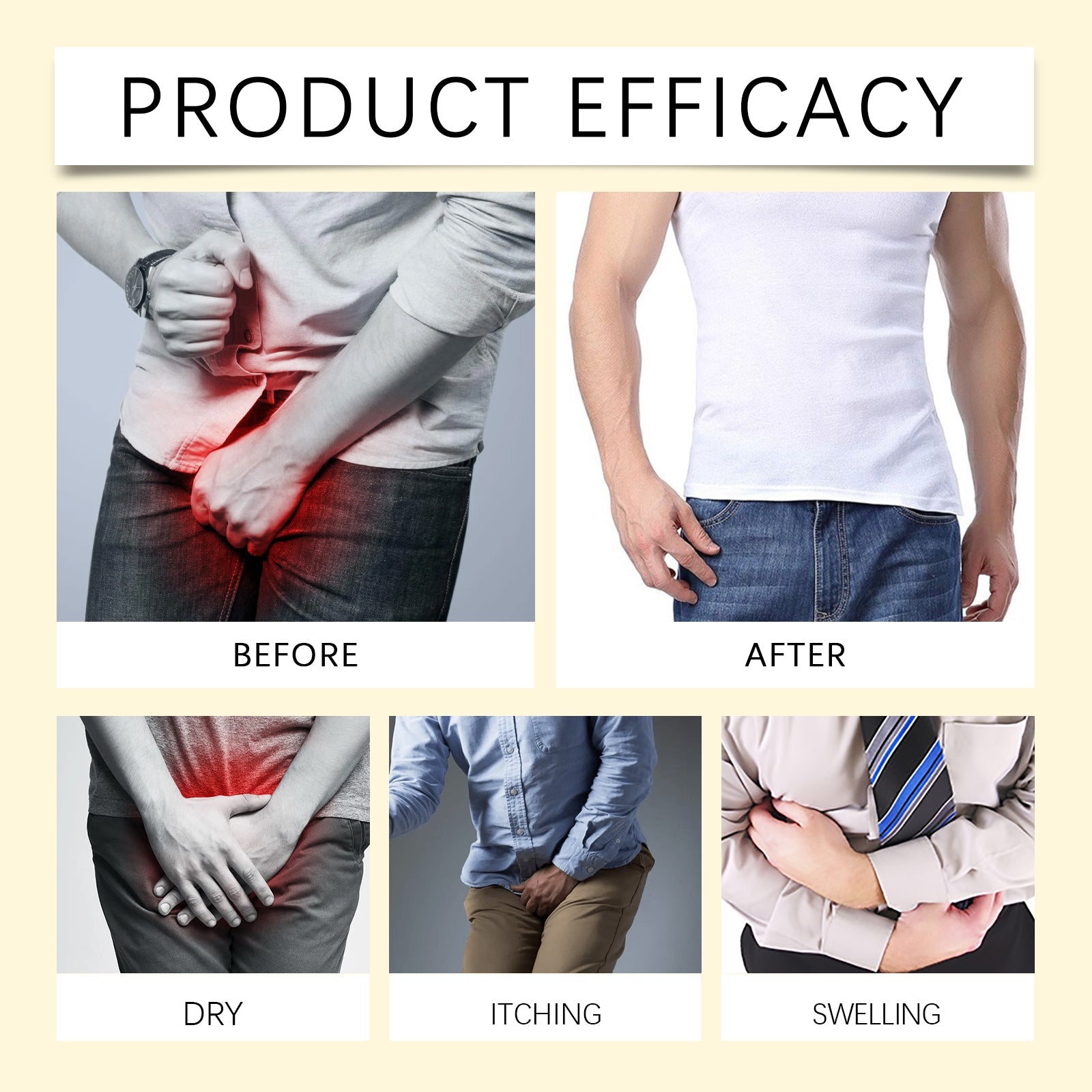 Laniska Men's Soothing Cream Men's Gentle Care Moisturizing Long-lasting Comfort Relief Balance Cream