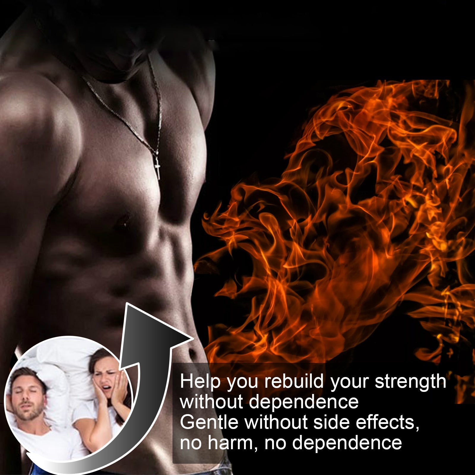 North moon Men's Massage Essential Oil Men's body care maintenance massage moisturizing topical essential oil