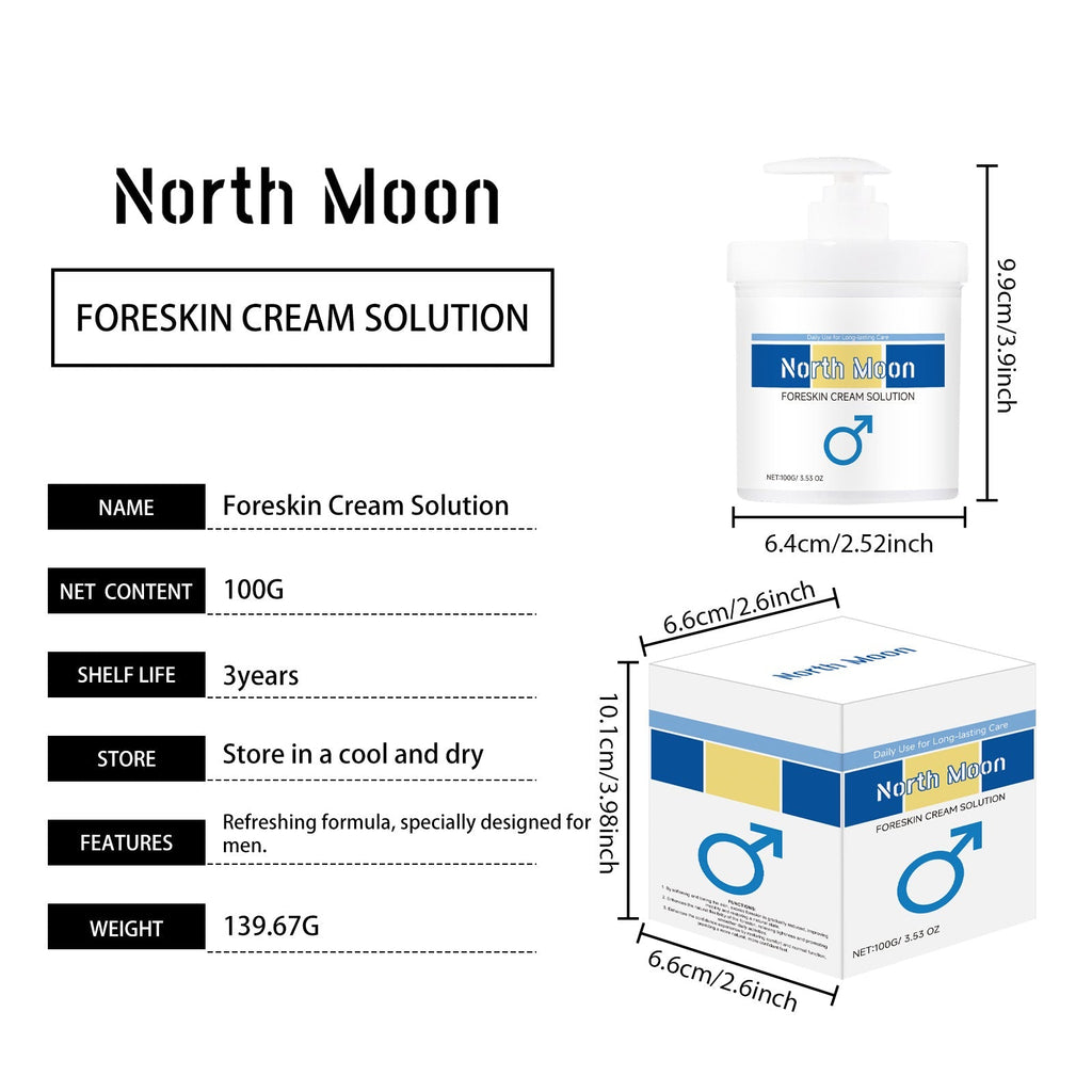 North Moon Men's Neck Cream Mild Ingredients Daily Moisturizing Moisturizing Soothing Body Moisturizing Care Cream