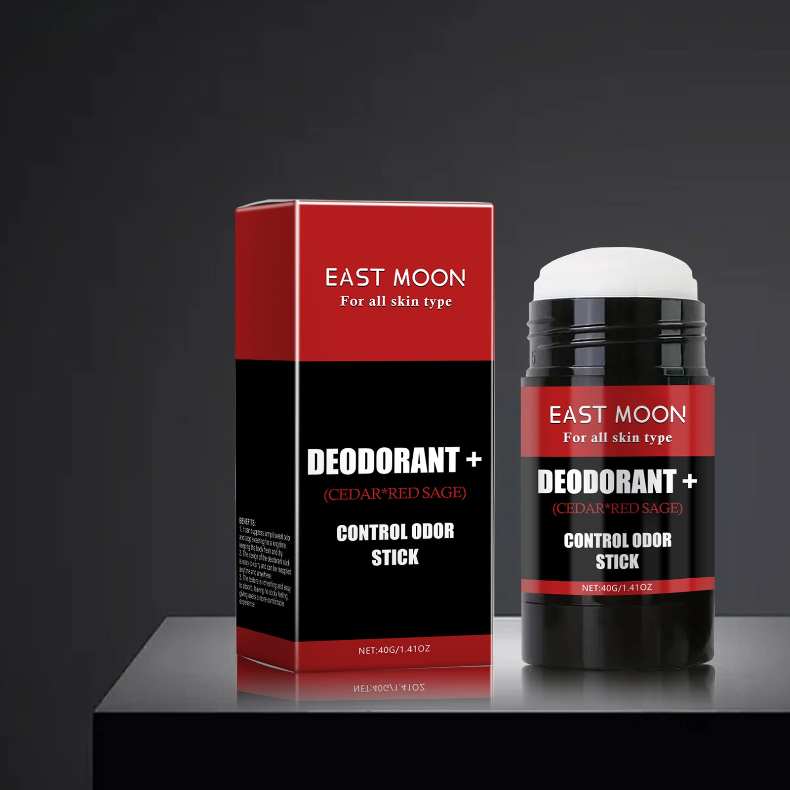 East Moon Men’s Deodorant Stick | Long-Lasting Freshness | Odor Control & Sweat Protection