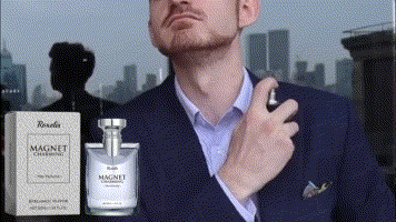 Roxelis Men's Perfume Bergamot Natural Light Fragrance Fresh Charm Refreshing Atmosphere Portable Men's Dating Perfume