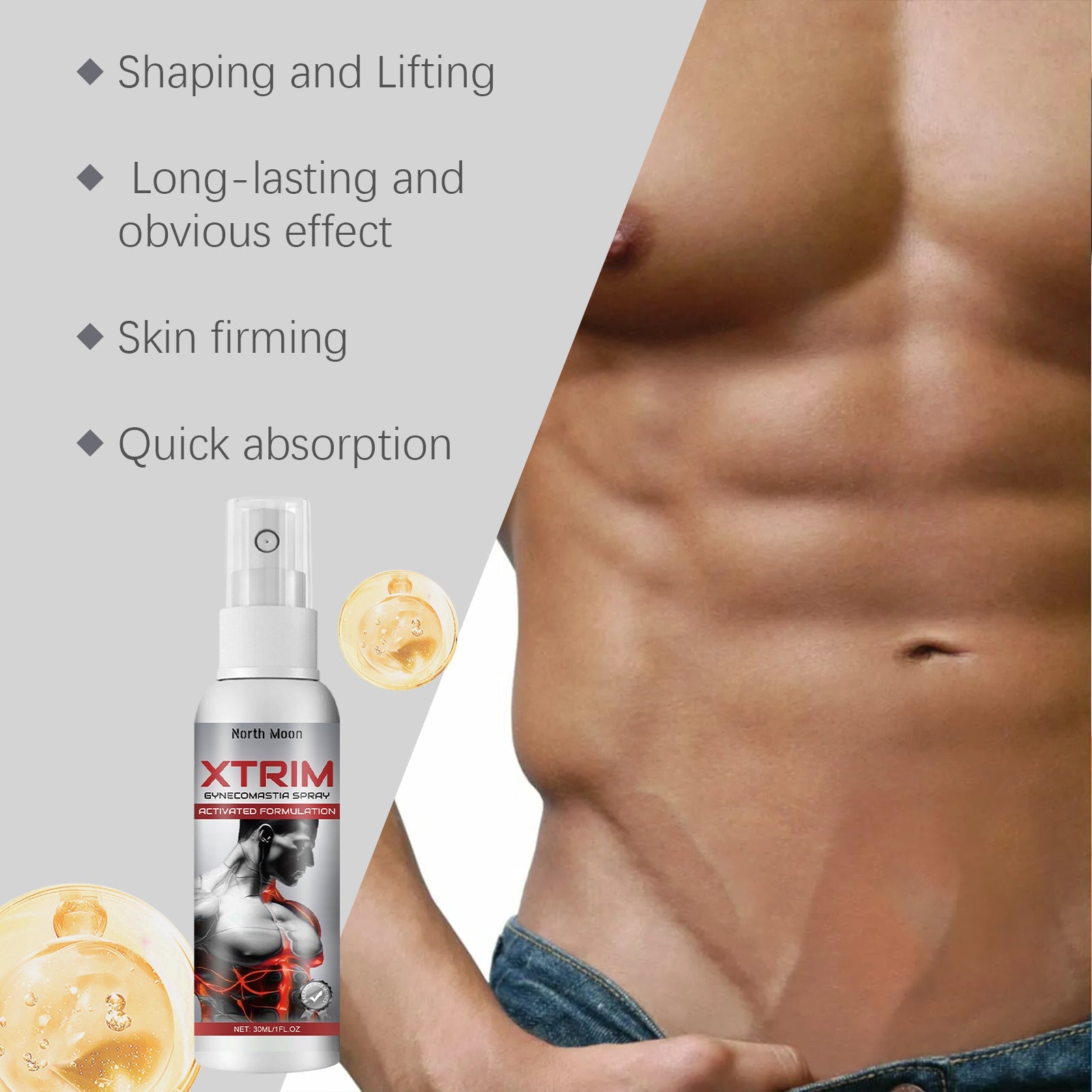North Moon Male Breast Care Spray