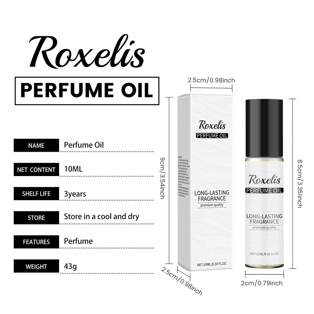 Roxelis Roll-On Cologne Natural Long-Lasting Light Fragrance Blue Sky Perfume Date Charm Atmosphere Cologne Men's Perfume