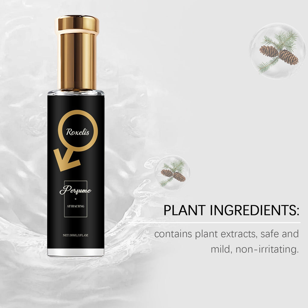 Roxelis Cedar Men's Perfume Natural Fresh Scent Long-lasting Fragrance Portable for Dating Daily Men's Perfume