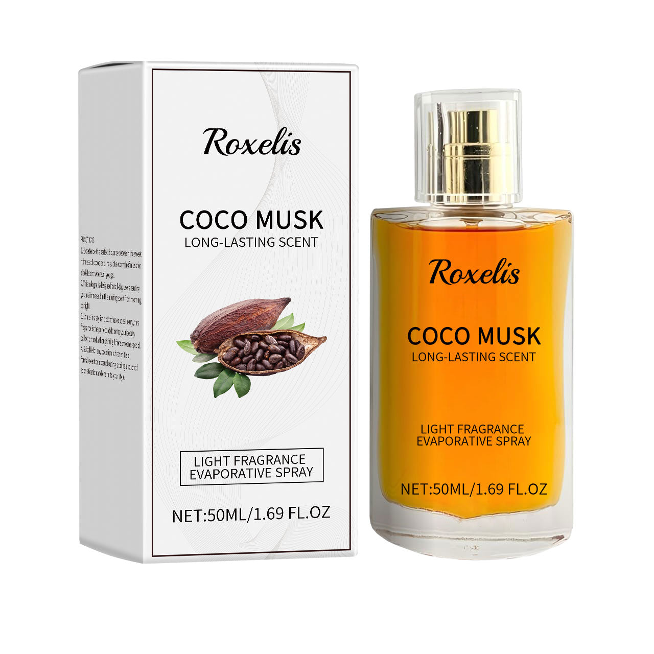 Roxelis Charming Cologne Eau de Toilette Men's Perfume Long-lasting Fragrance Light and Elegant Fresh Charming Atmosphere