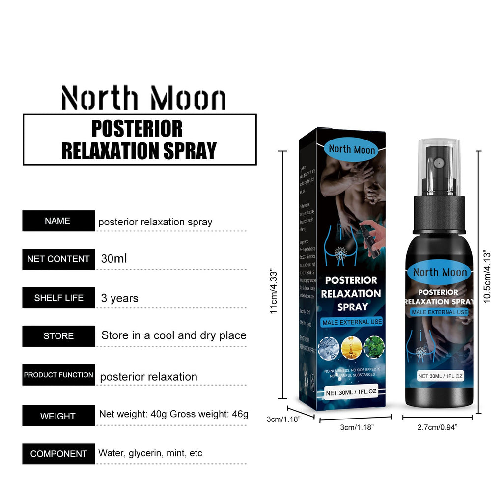 North Moon Men's Care Spray Body Care Strengthening and Endurance Care Spray