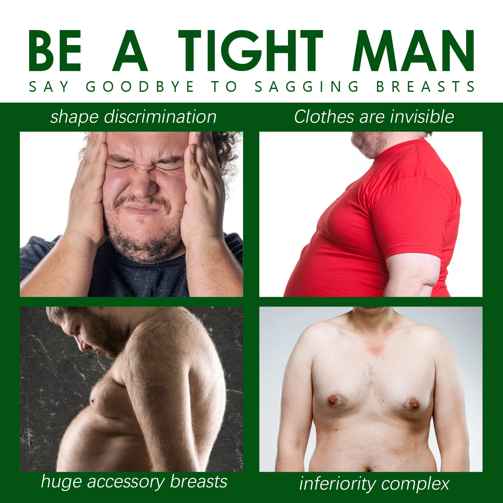 EELHOE Male Chest Care Patch Firming Chest Skin Anti-Sagging Men's Chest Firming Care Patch