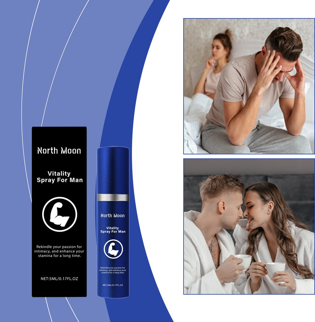 North Moon Men's Care Spray Stimulate Men's Vitality Long-lasting Moisturizing Body Care Spray