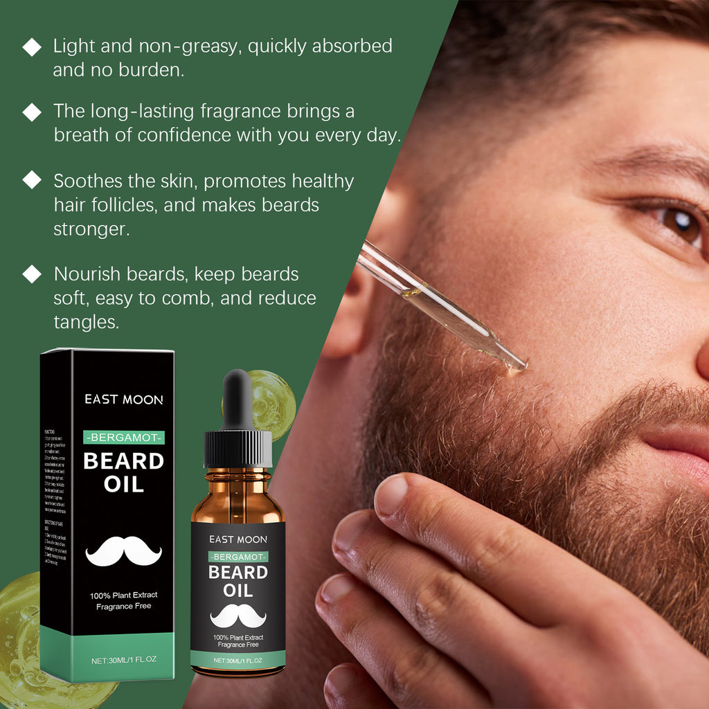 East Moon Men’s Beard Oil – Nourish, Soften & Refresh