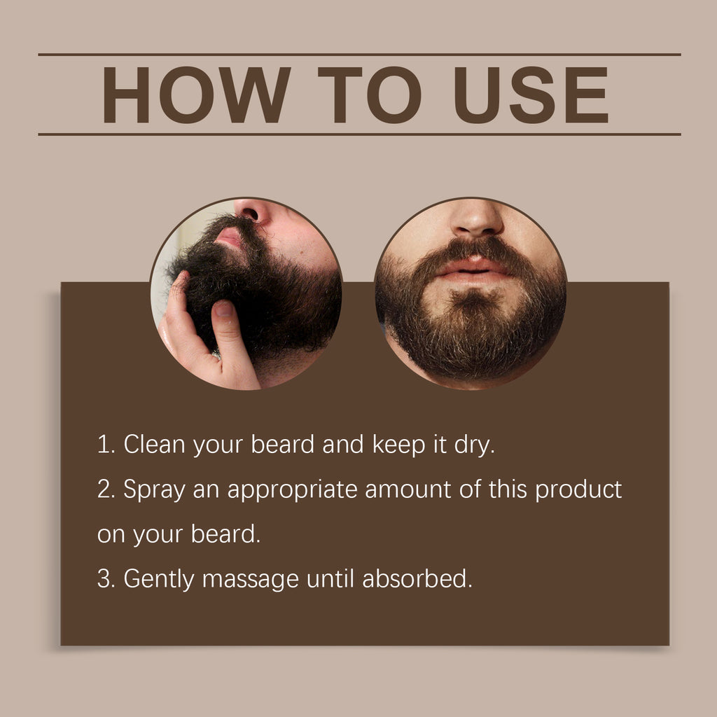 East Moon Men’s Beard Care Spray – Hydrate, Nourish & Smooth