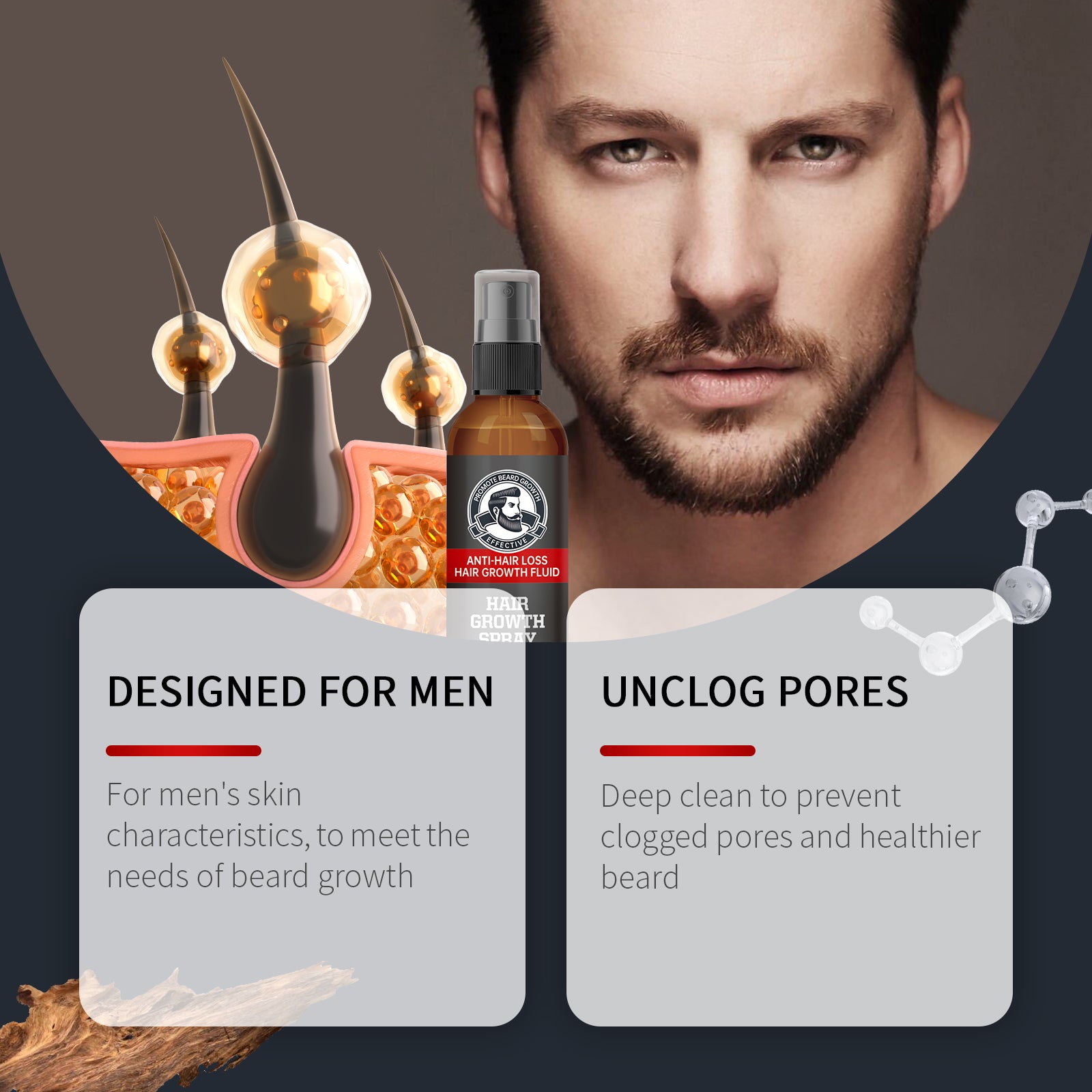 East Moon Men’s Beard Care Spray