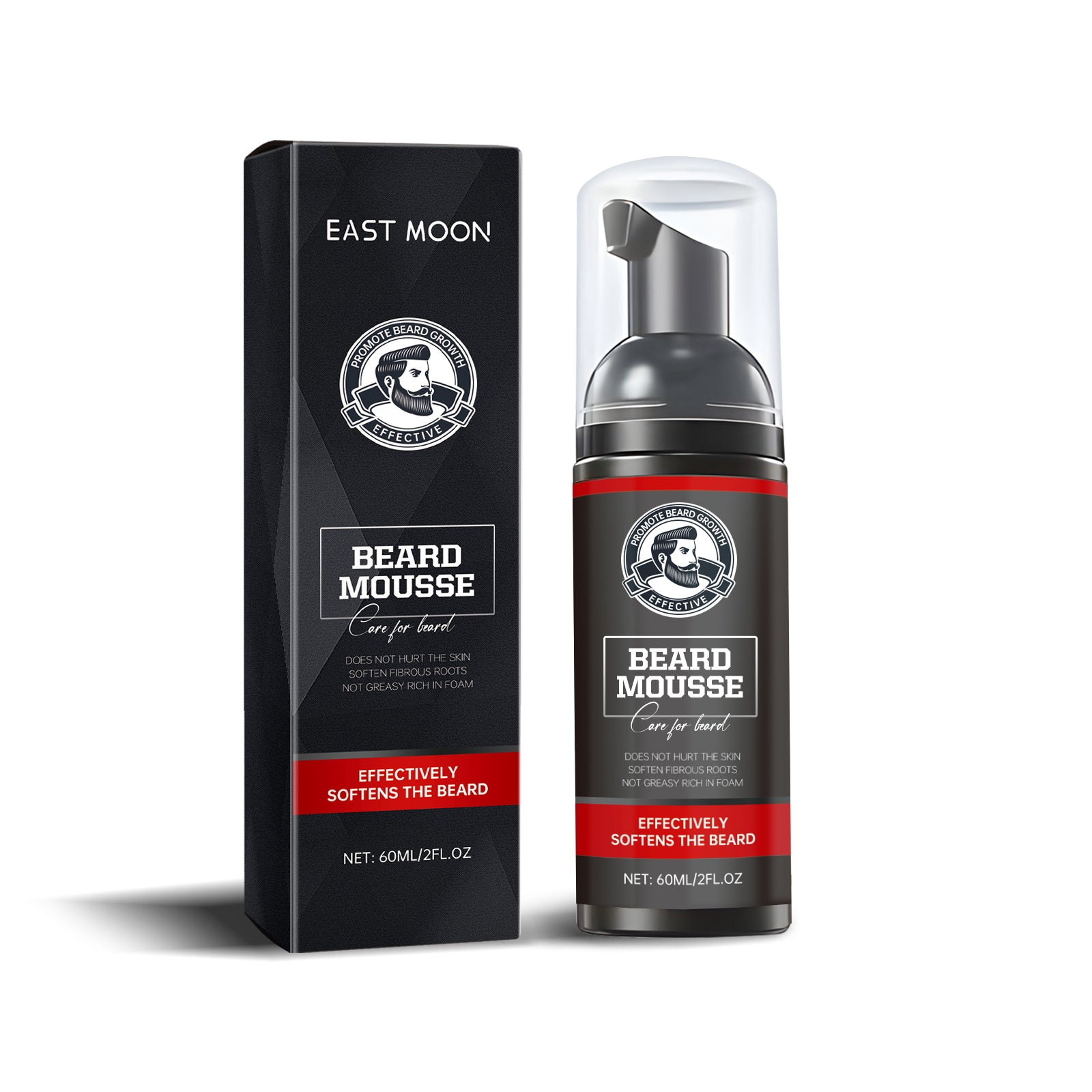 East Moon Men’s Beard Cleansing Mousse