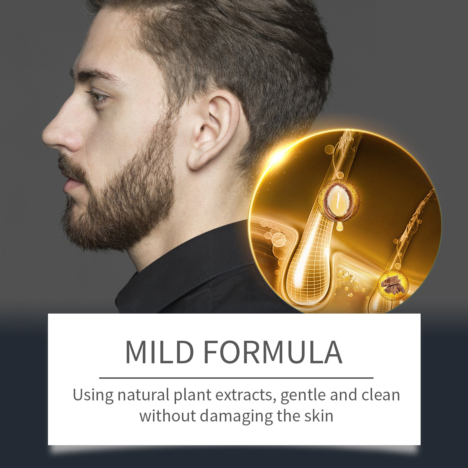 East Moon Men’s Beard Cleansing Mousse