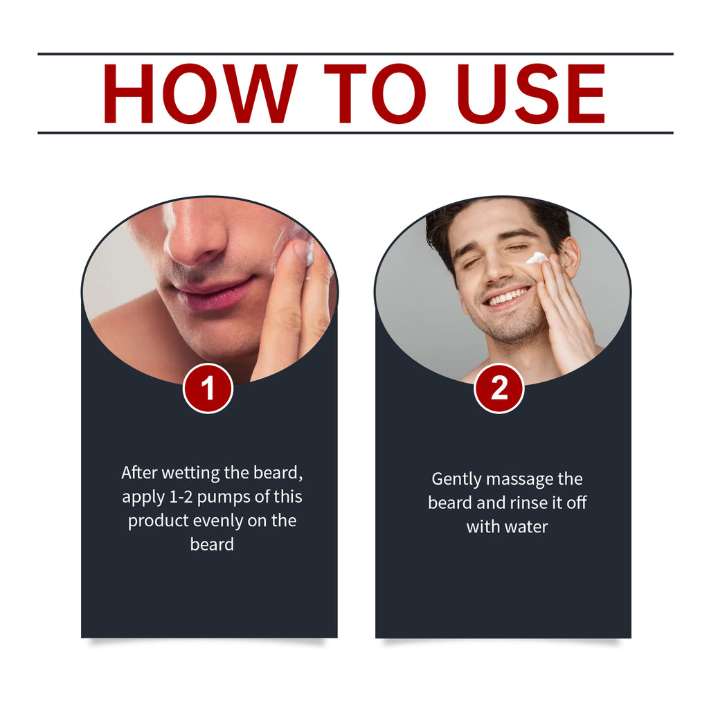 East Moon Men’s Beard Cleansing Mousse