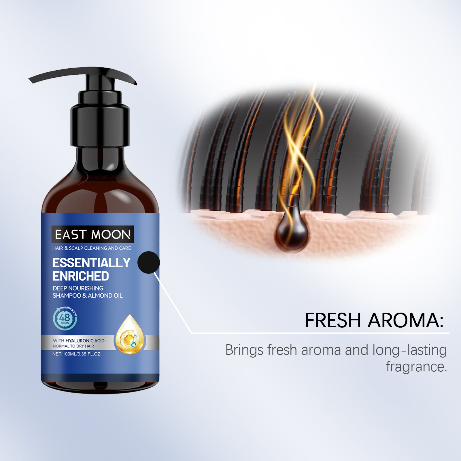 East Moon Men’s Shampoo – Deep Clean & Nourish