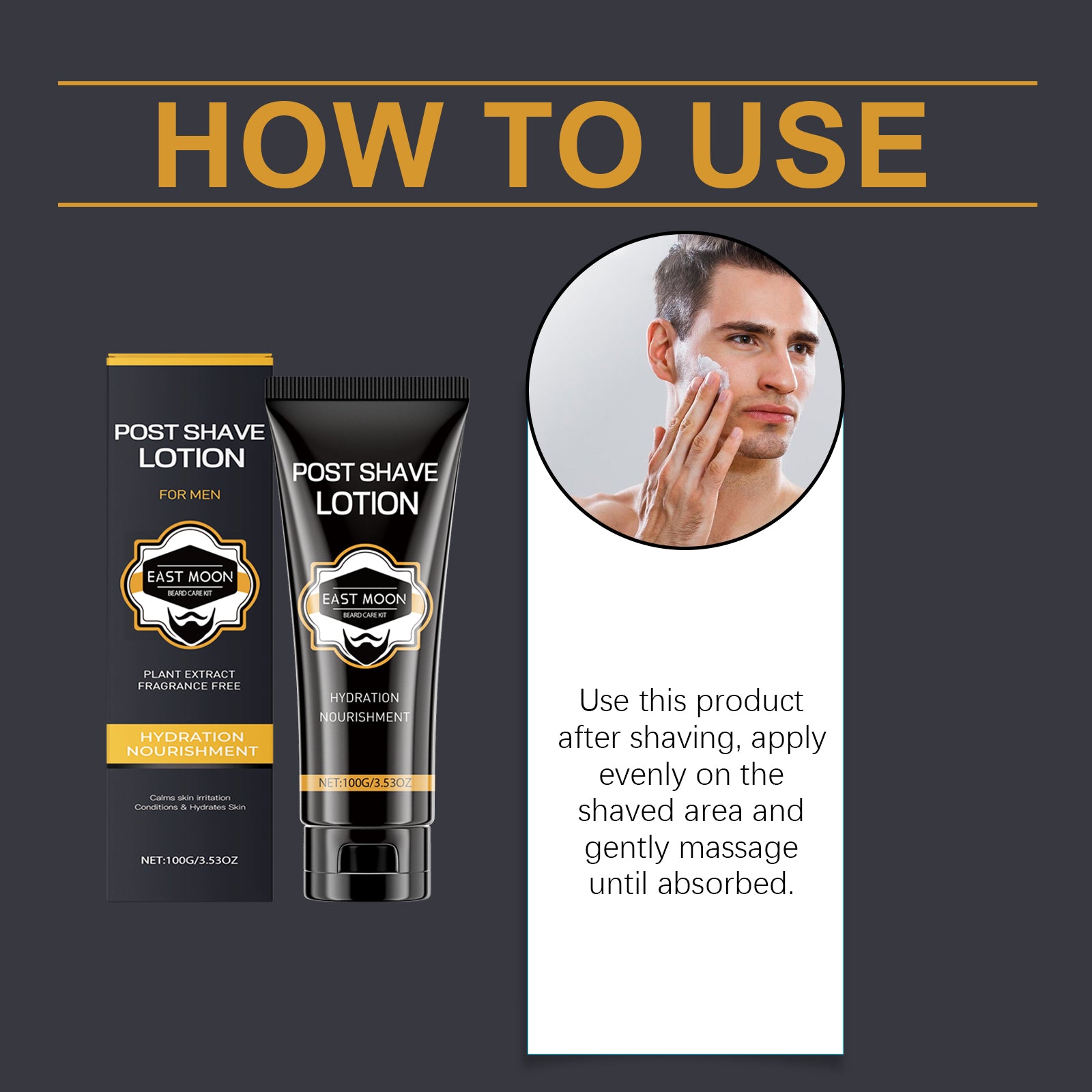 East Moon Post-Shave Lotion – Men’s Aftercare