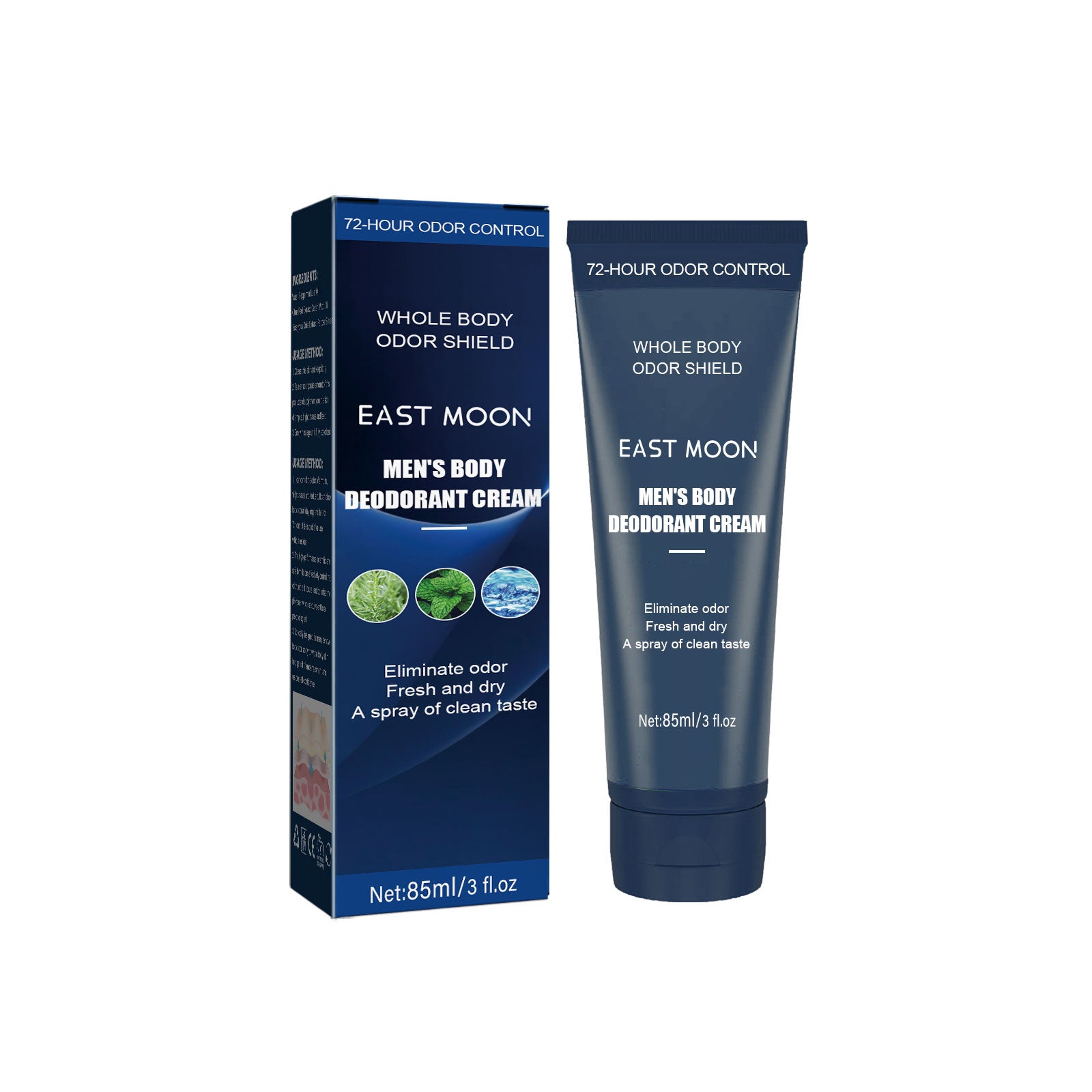 East Moon Men’s Deodorant Body Cream