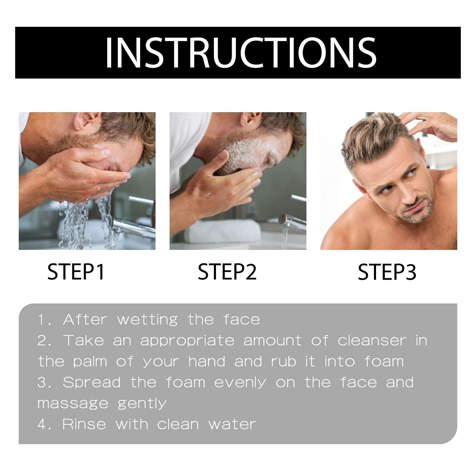 East Moon Men’s Amino Acid Face Wash