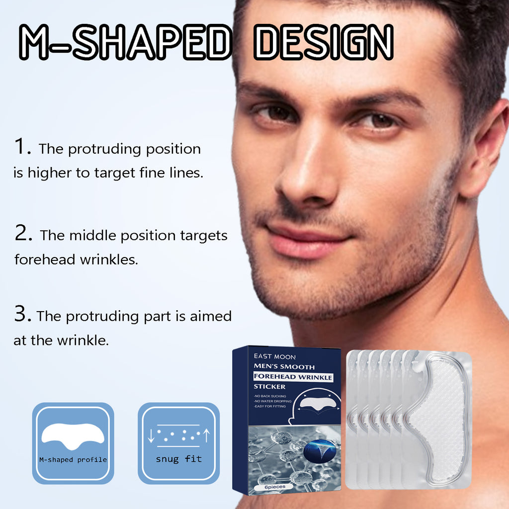 East Moon Men’s Anti-Wrinkle Forehead Patch – Smooth & Firm Skin