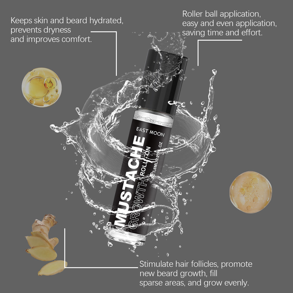 East Moon Men’s Beard Growth Roll-On