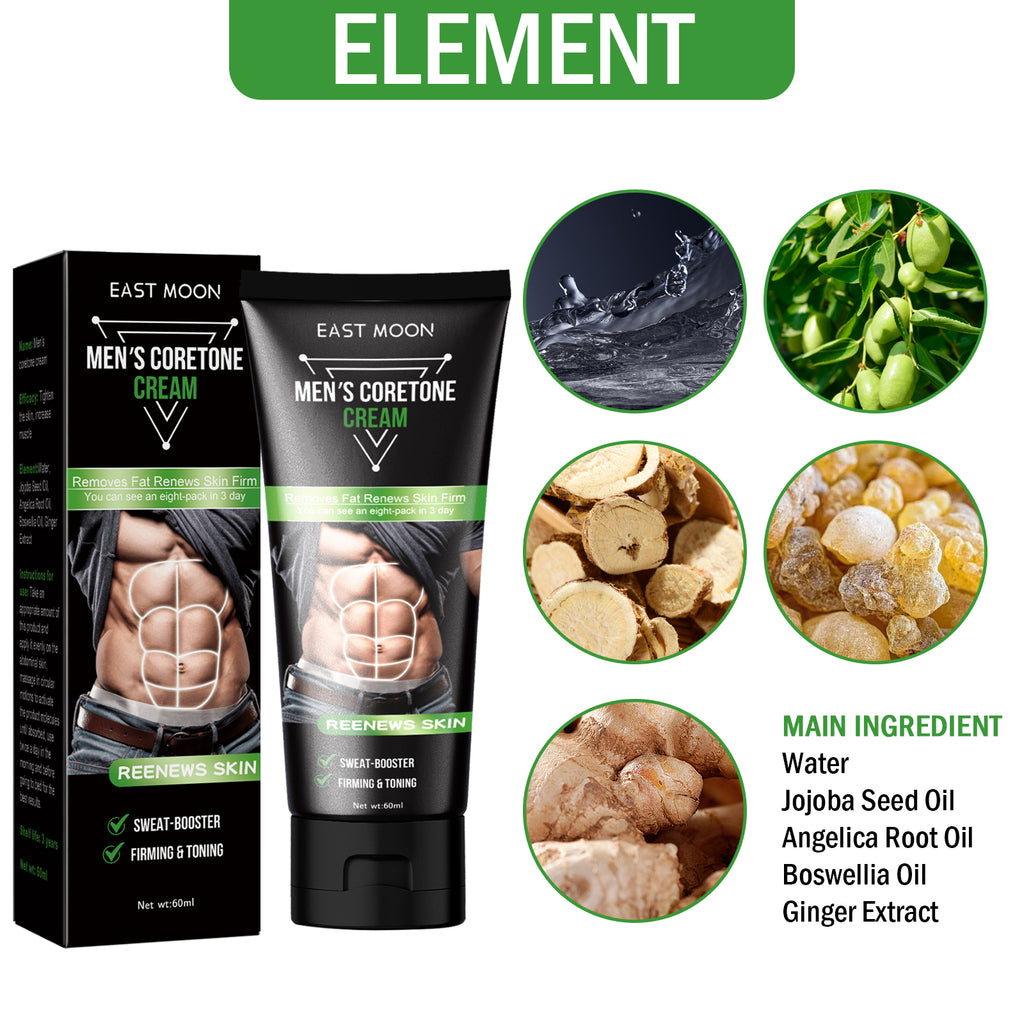 East Moon Men’s Abs Sculpting Cream