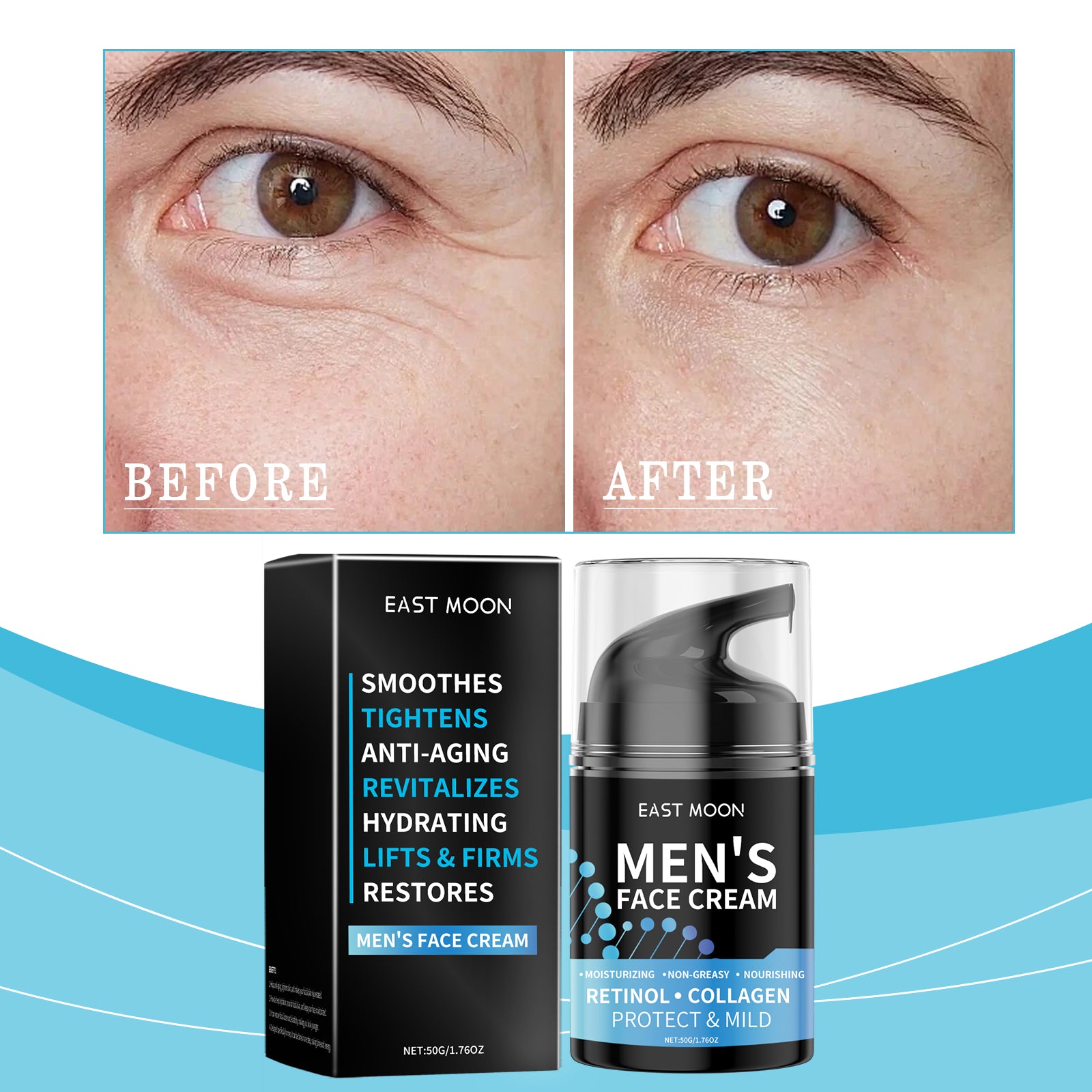 East Moon Men’s Retinol Face Cream
