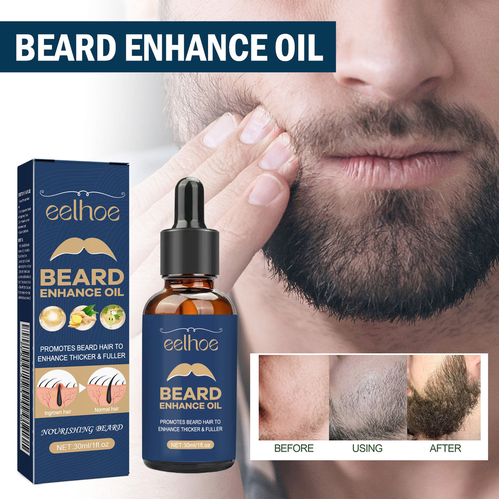 EELHOE Men’s Beard Growth Oil – Nourish, Strengthen & Soften Beard