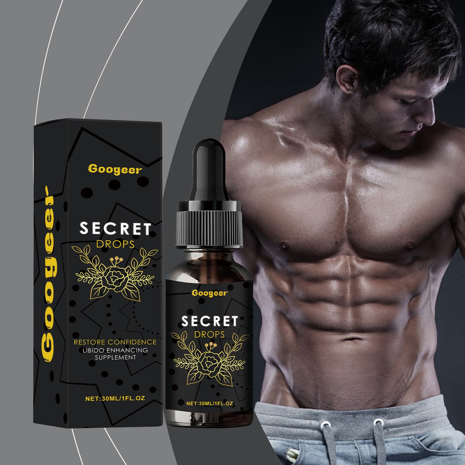 Googeer Men’s Body Nutrition Drops