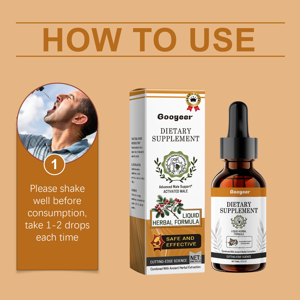 Googeer Men’s Energy Supplement Drops