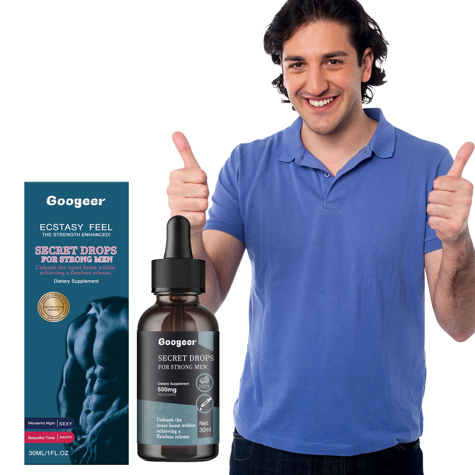 Googeer Men’s Secret Strength Drops