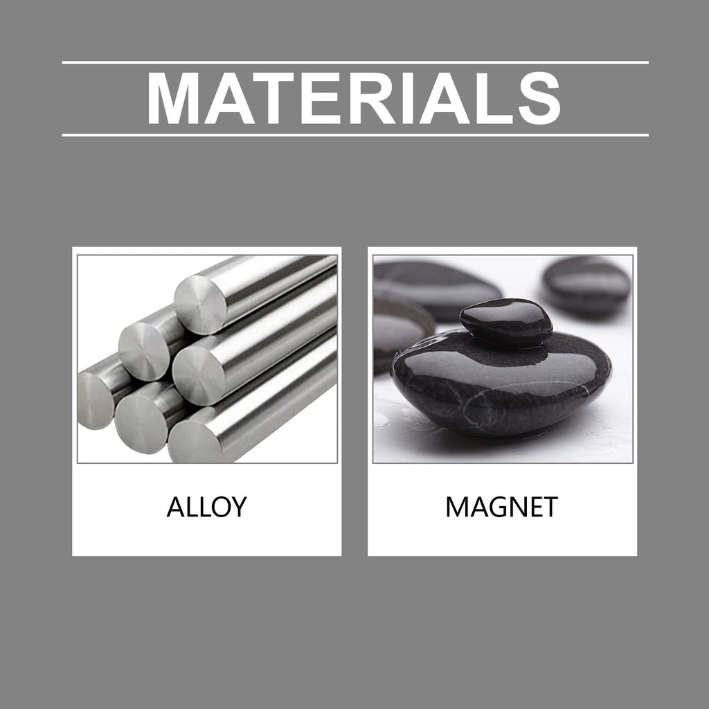 Hoexe Silver Magnetic Ring