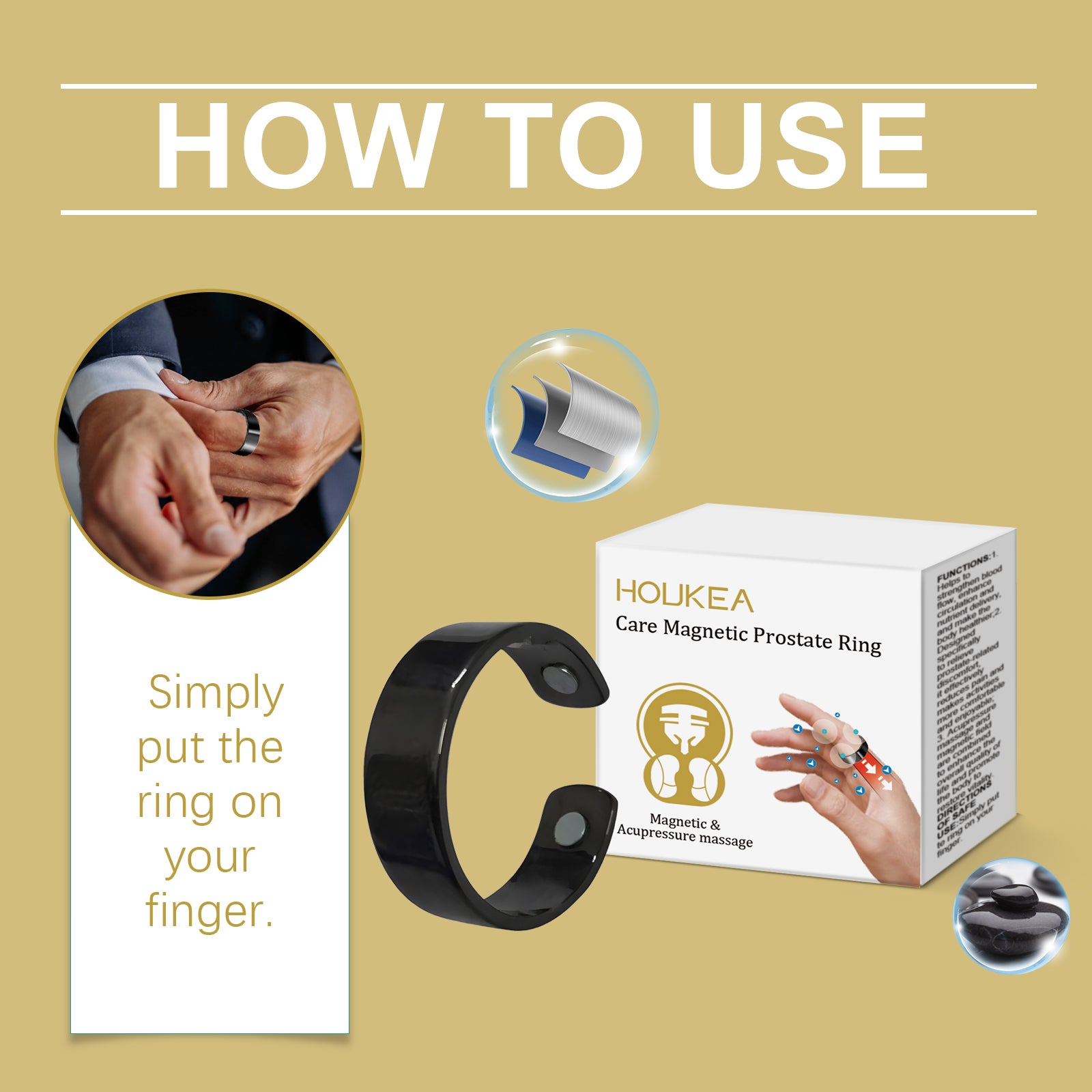 Houkea Men’s Health Ring